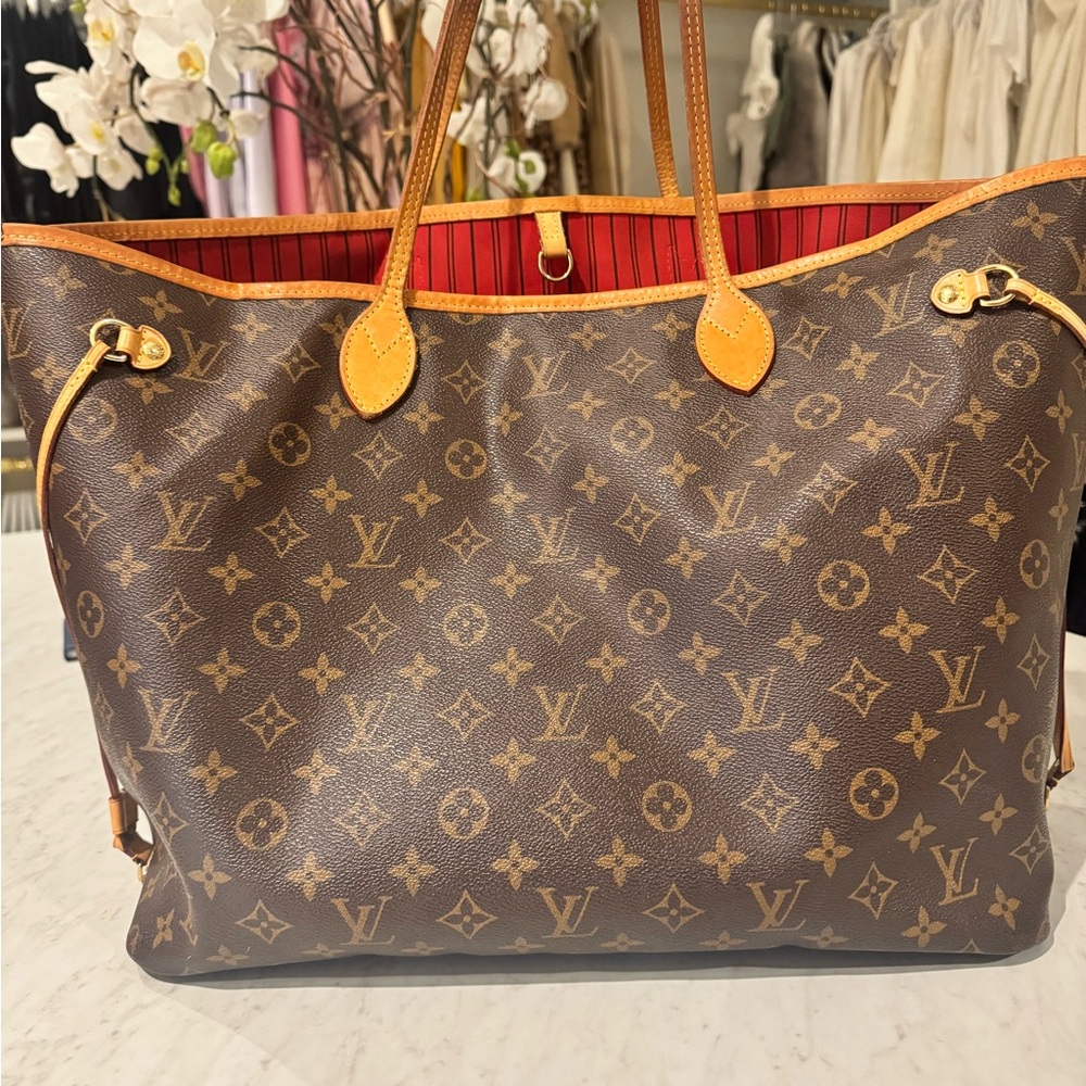 Louis Vuitton Brown Monogram Tote Bag